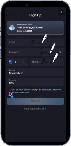 Rabbit Road casino sign up form New Zealand